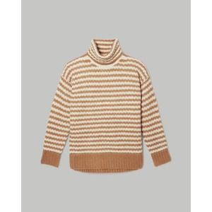 Everlane Women's The Cloud Turtleneck Sweater Wool/Alpaca Camel Brown $165 Small